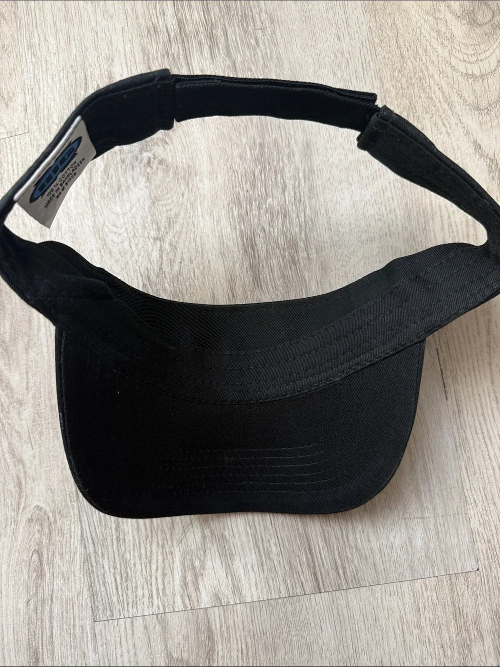 NWOT Black Visor with Pink Pickleball Patch